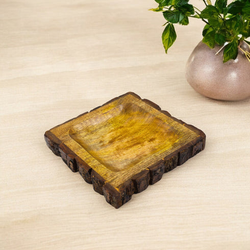 Natriel Wooden  Squre Tray
